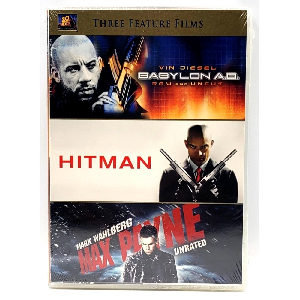Triple Feature: Babylon A.D., Hitman, Max Payne DVD FACTORY SEALED NEW